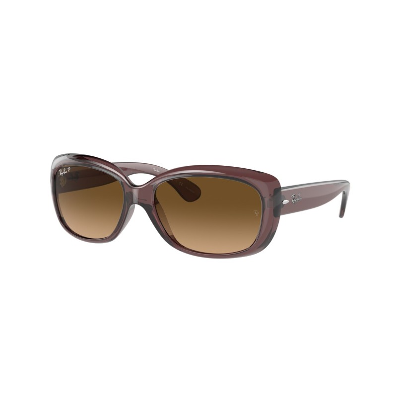 Ray-Ban RB 4101 Jackie Ohh 6593M2 Marrón Oscuro Transparente