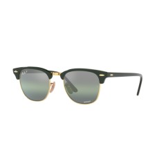 Ray-Ban RB 3016 Clubmaster 1368G4 Verde Sobre Oro