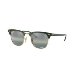 Ray-Ban RB 3716 Clubmaster Metal 9255G4 Verde Sobre Oro
