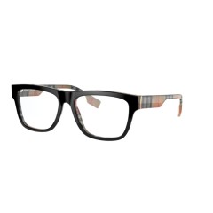 Burberry BE 4293 - 38061W Top Negro Sobre Cheques Vintage