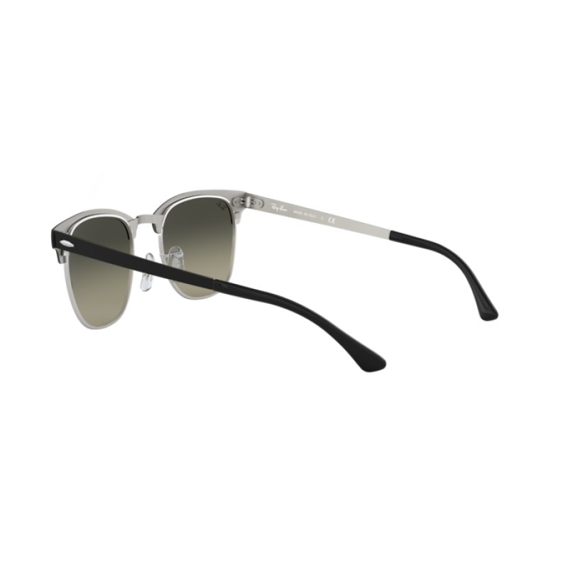 Ray-Ban RB 3716 Clubmaster Metal 900471 Plata Top Negro