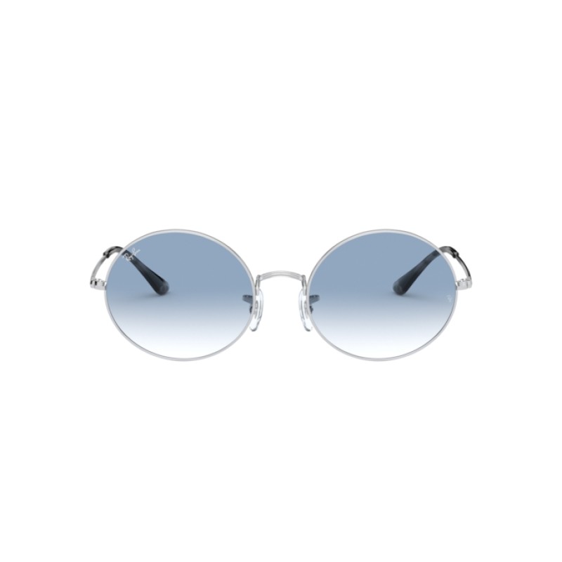 Ray-Ban RB 1970 Oval 91493F Plata