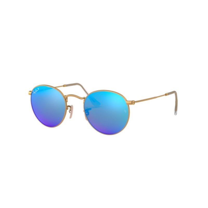 Ray-Ban RB 3447 Round Metal 112/4L Mate Oro