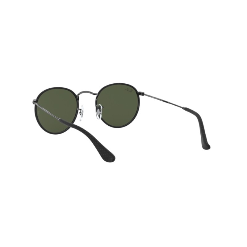 Ray-Ban RB 3475Q Round Craft 9040 Leather Negro