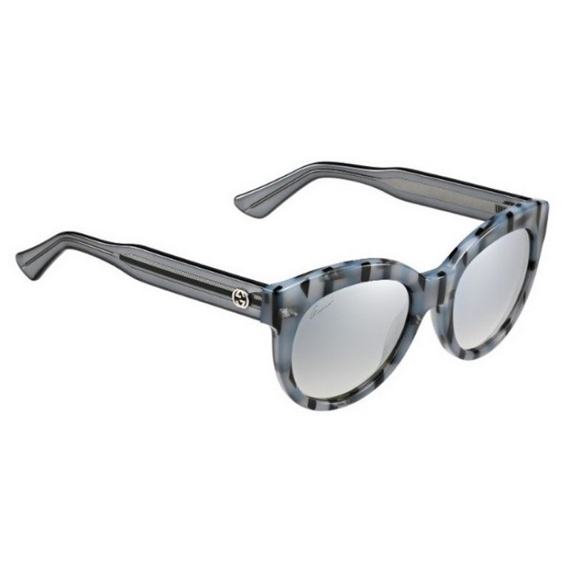 Gucci 3749-S YZ9 G5 A Rayas Gris