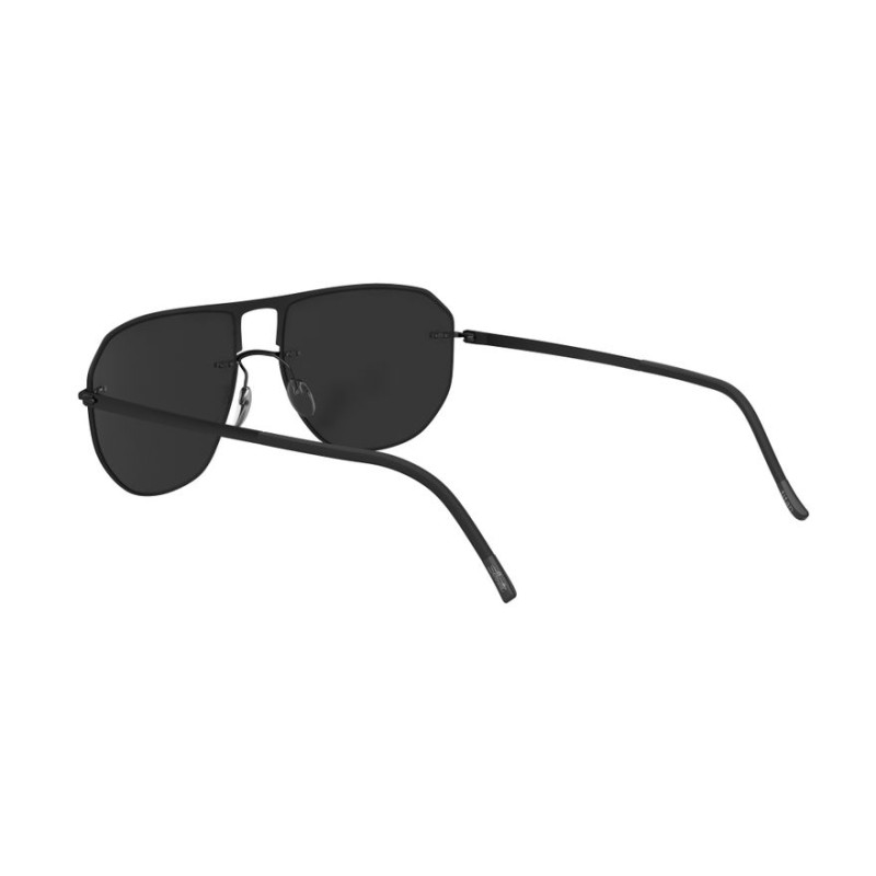 Silhouette- 8704 Accent Shades 9140 Black Polarized