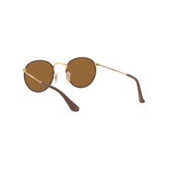 Ray-Ban RB 3475Q Round Craft 9041 Leather Marrón