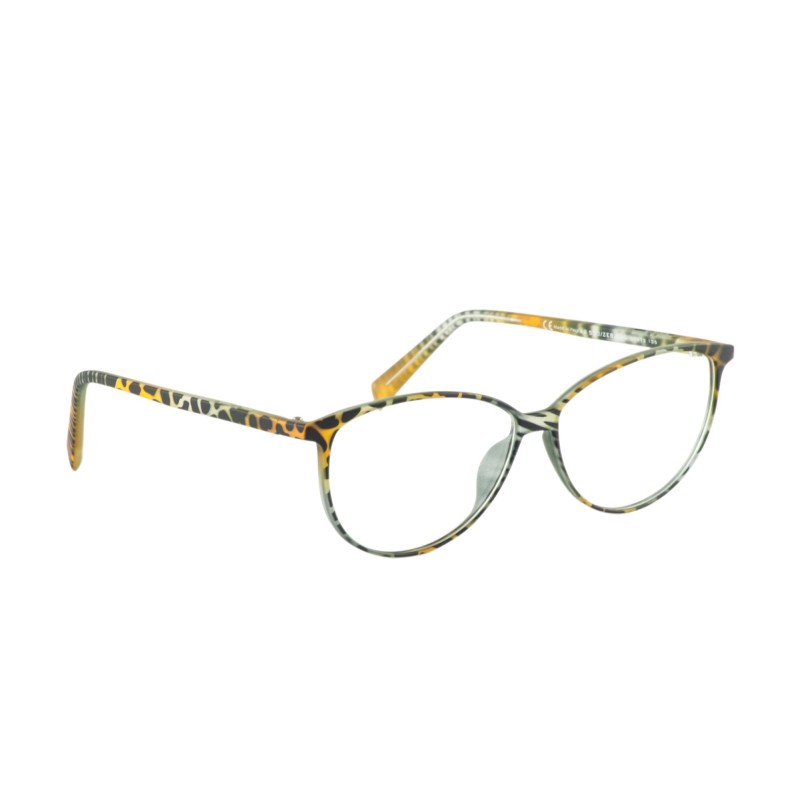 Italia Independent Eyeglasses I-PLASTIK - 5570.ZEB.055 Rojo Multicolor