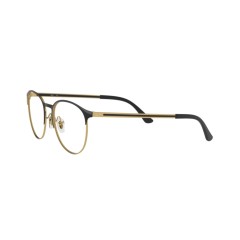 Ray-Ban RX 6375F - 2890 Oro Top In Negro