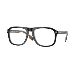 Burberry BE 2350 Neville 3838 Top Negro Sobre Cheques Vintage