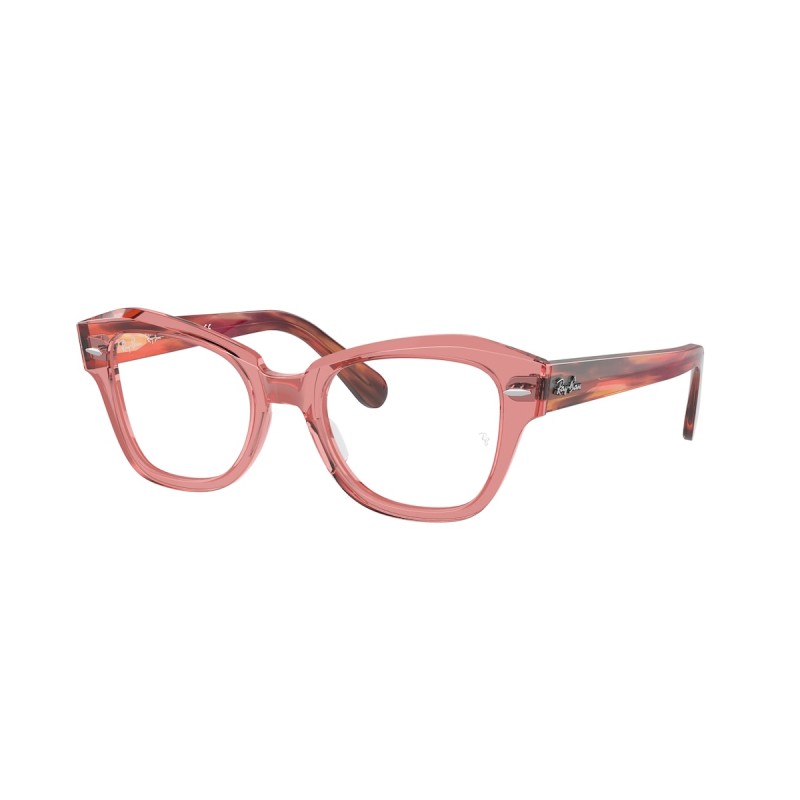 Ray-Ban RX 5486 State Street 8177 Rosa Transparente