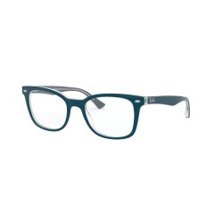 Ray-Ban RX 5285 - 5763 Top Turquoise En Trasparent