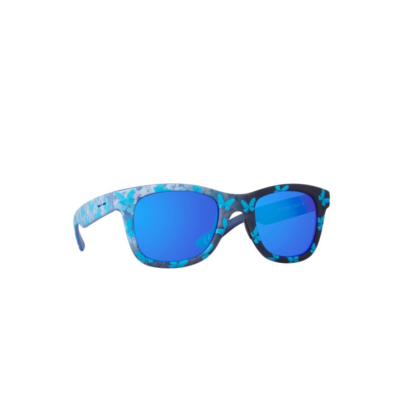 Italia Independent Sunglasses I-PLASTIK - 0090T.FLW.022 Azul Multicolor