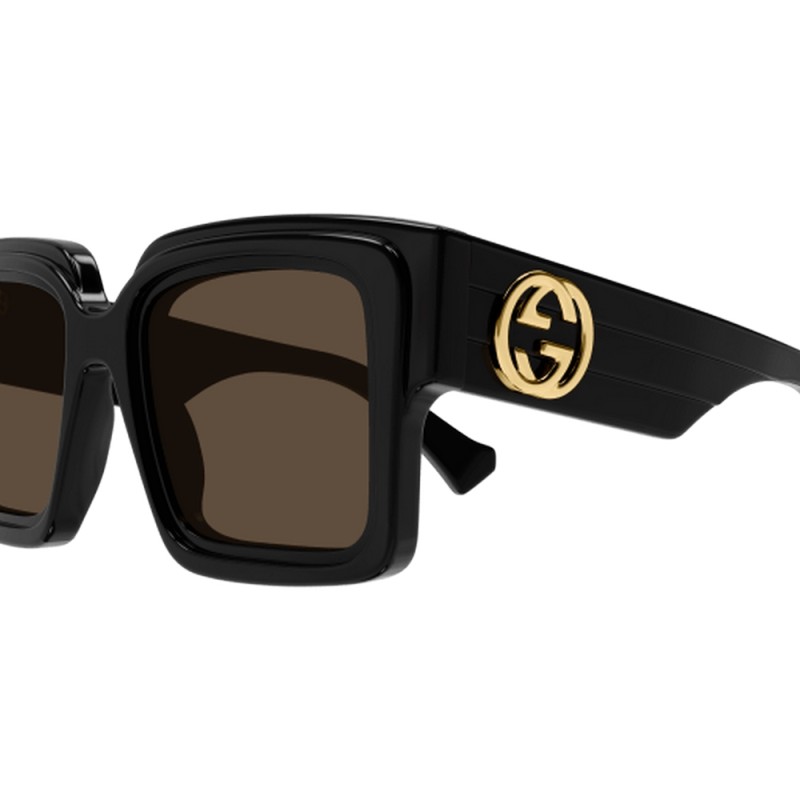 Leopardo negro partido Democrático Gucci GG1307S - 001 Negro | Gafas De Sol Mujer