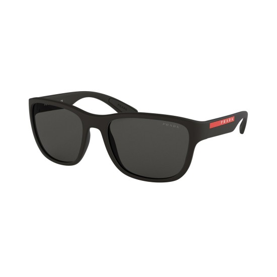 Prada Linea Rojo PS 01US DG05S0 Negro Caucho | Gafas de Sol Hombre