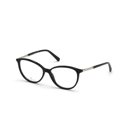 Ciudadano compromiso gloria Swarovski SK 5385 - 001 Negro Brillante | Gafas De Vista Mujer