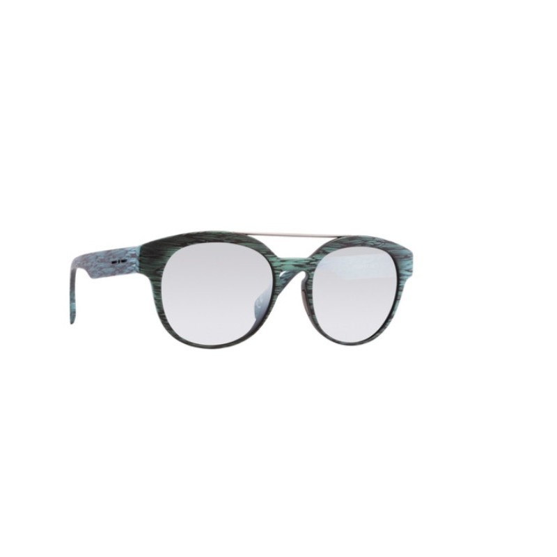 Italia Independent Sunglasses I-PLASTIK - 0900.BHS.032 Verde Multicolor